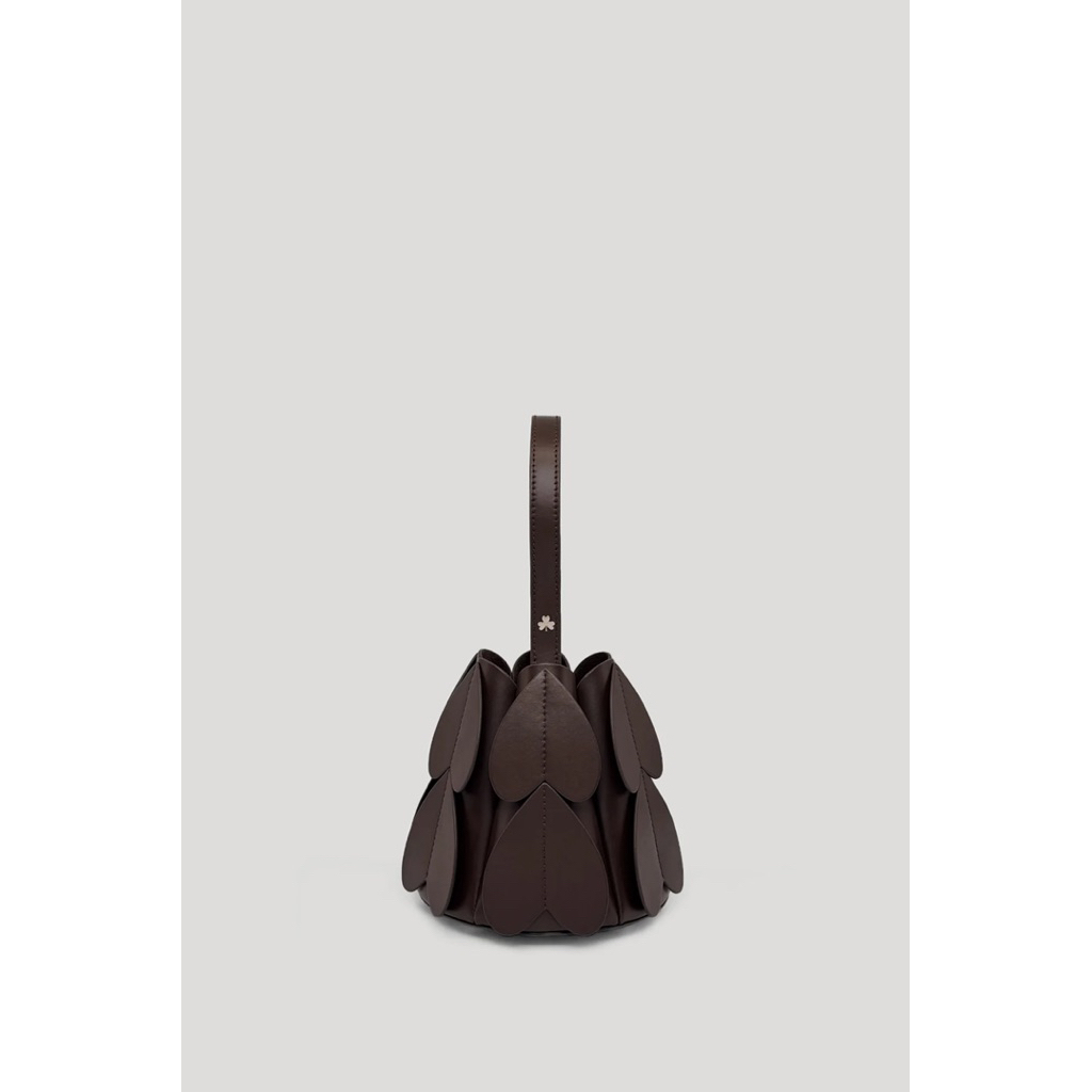 NEW PEGGY HARTANTO LOCULE PETIT CONE BAG ESPRESSO BLACK