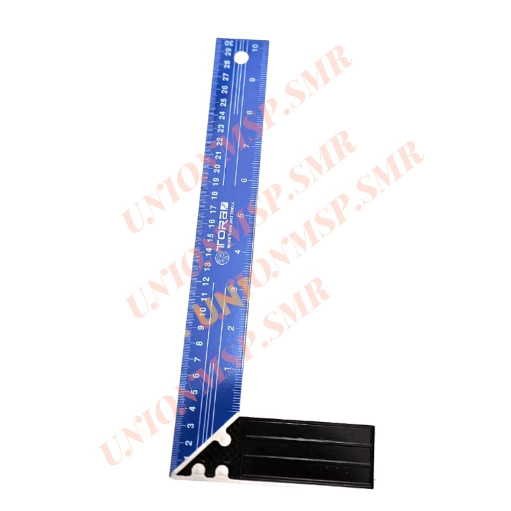 TORA SIKU TUKANG 12 INCH BAJA SIKU L PENGGARIS SUDUT 90 DERAJAT UNTUK KAYU & BESI