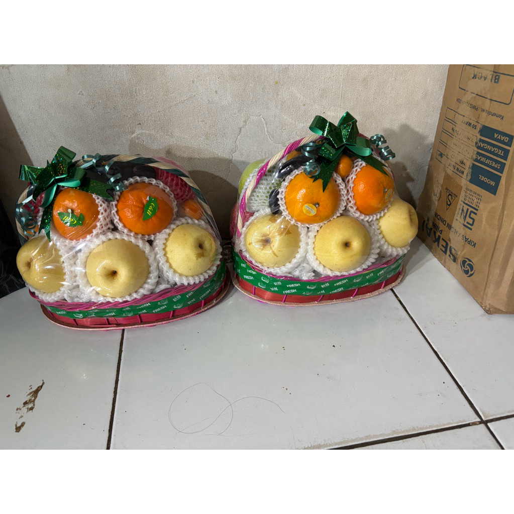 Hampers Buah Segar /Parcel Buah Cantik /Parcel Buah Aesthetic /Parcel Hantaran Bekasi