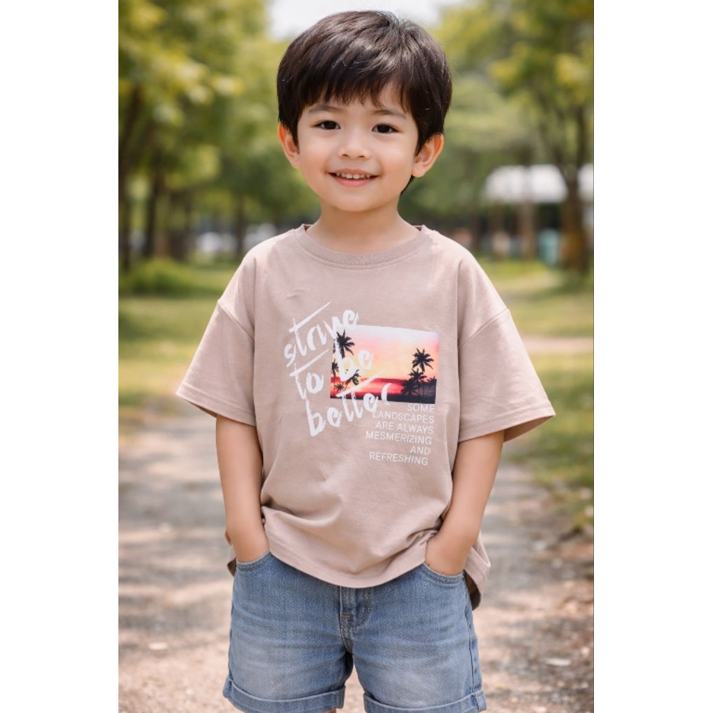 Kaos Anak Binakids AirTech Oversize – Kaos Anak Laki-laki Adem Nyaman