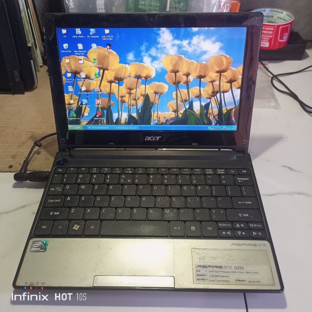 Motherboard mainboard mesin acer aspire one d255 series acer aod255 acer pav70 intel ori