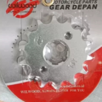 GEAR DEPAN GL 100 UKURAN 428 WILWOOD/GEAR DEPAN GL 100  BAHAN BAGUS