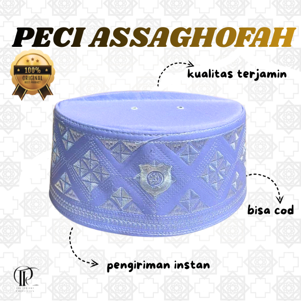 Peci Putih kopiah Gus Azmi Hadroh Songkok Anak Laki Laki