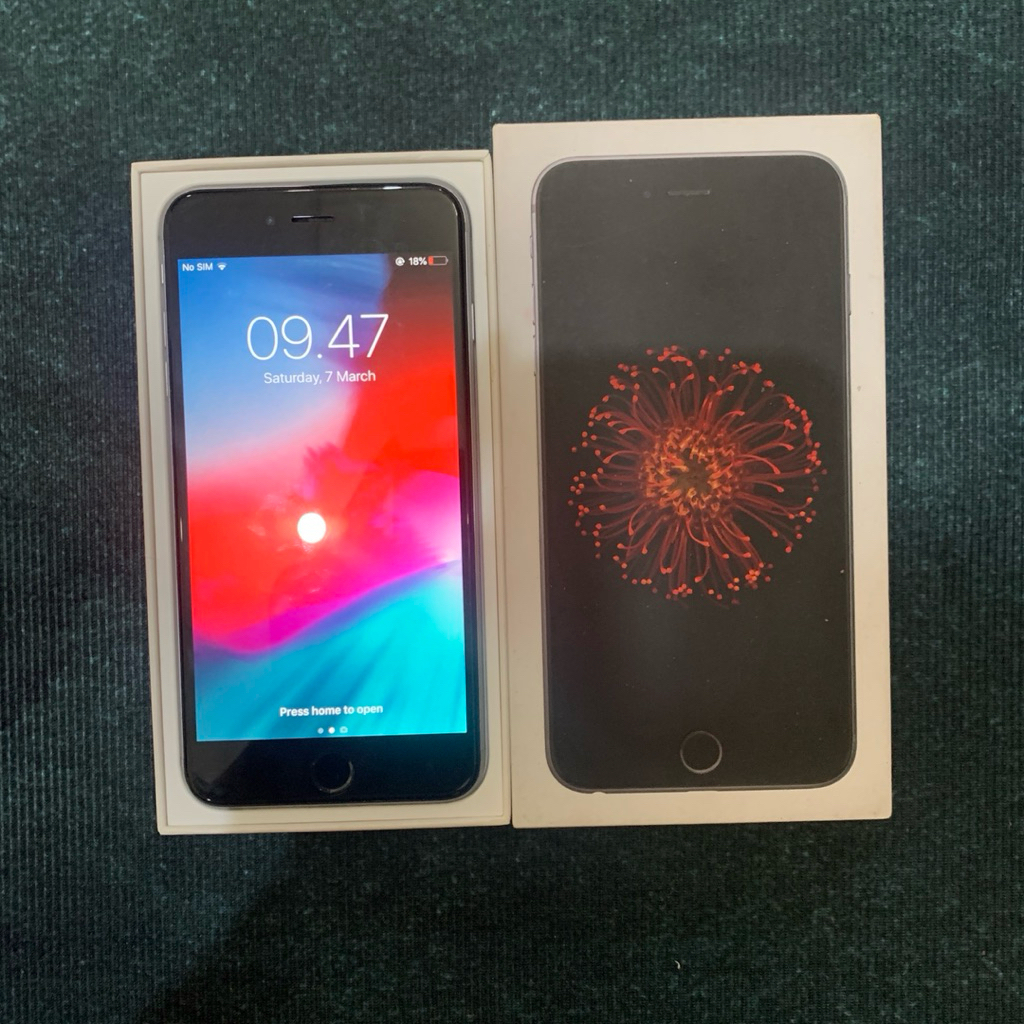 Iphone 6 plus 64gb ex ibox - Black grey