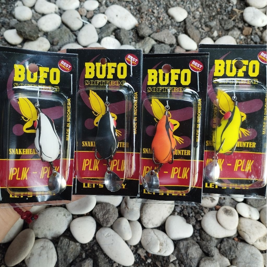 BUFO BABY PETIR 3,3CM ORIGINAL BY BUFO SOFT FROG IDN