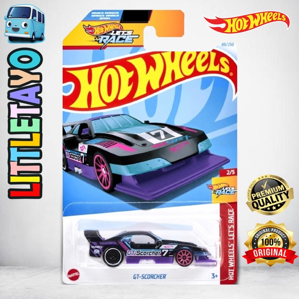 Hot Wheels GT Scorcher Merah Hijau Ungu Sport Car