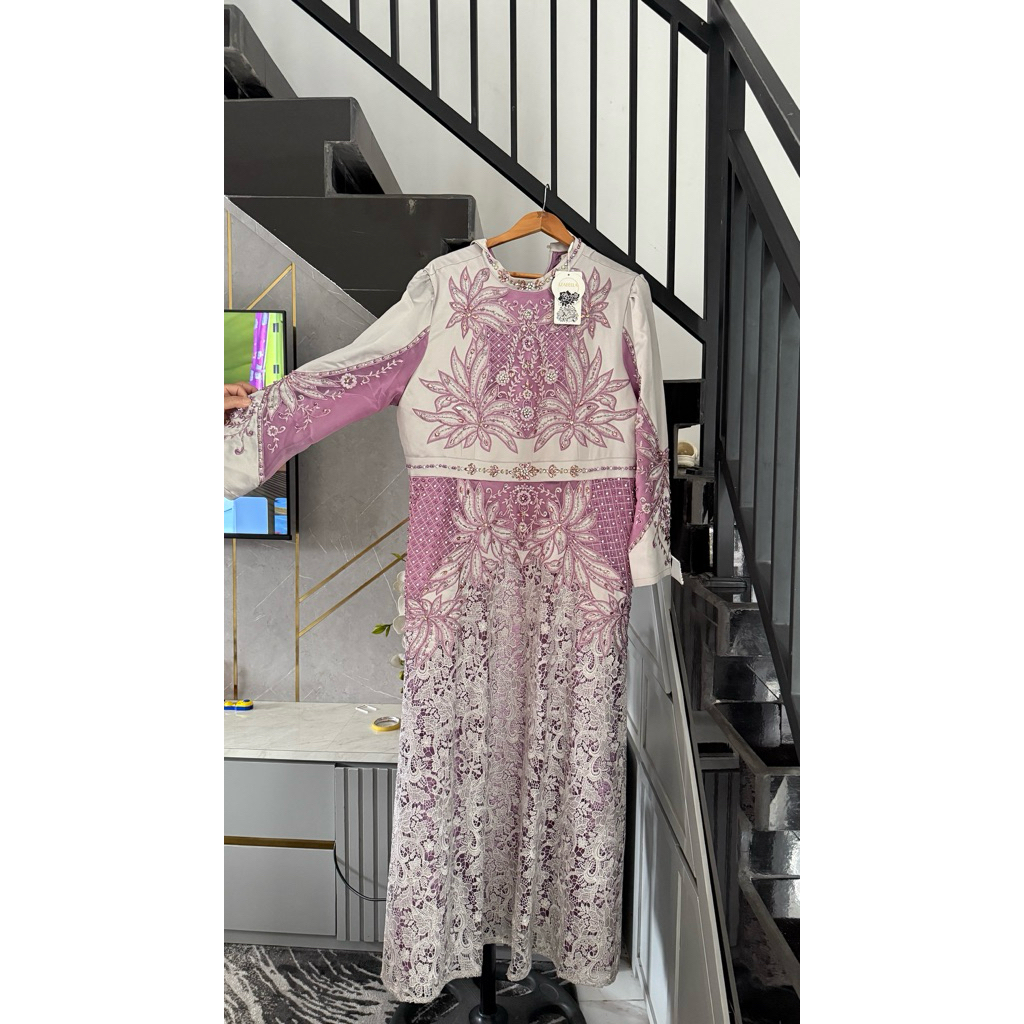 preloved gamis lebaran big size mewah merek bibiq