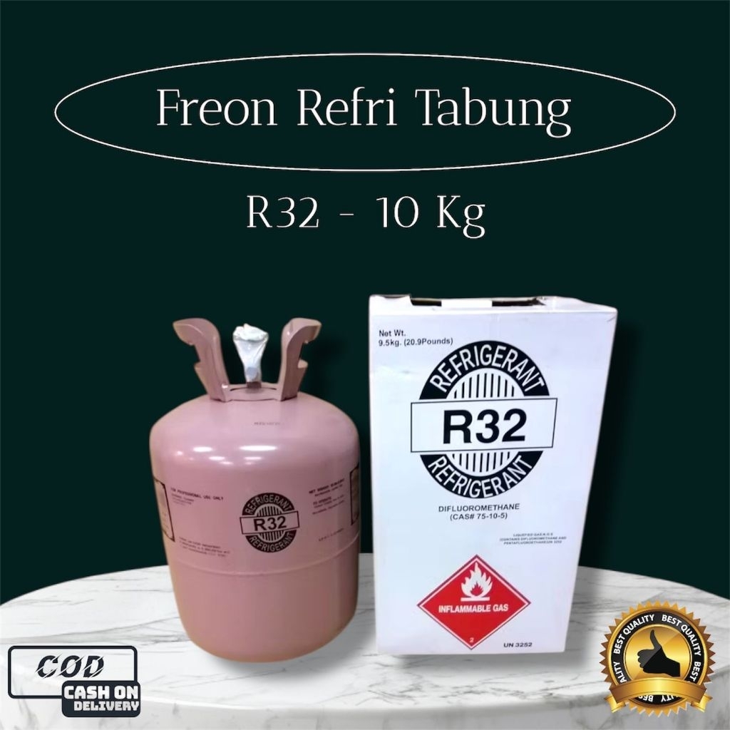 Freon R32 Refri Tabung - Berat 10 Kg