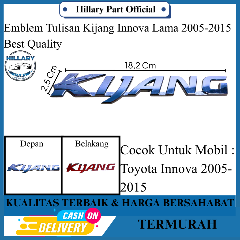 Emblem Tulisan Kijang Innova Lama 2005-2015
