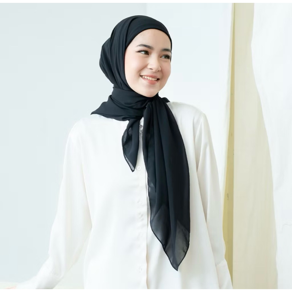 Yeppushop - Kaza Instant | Hijab Instan Ceruty Babydoll Pashmina & Segiempat Plus Inner Turki Cepol