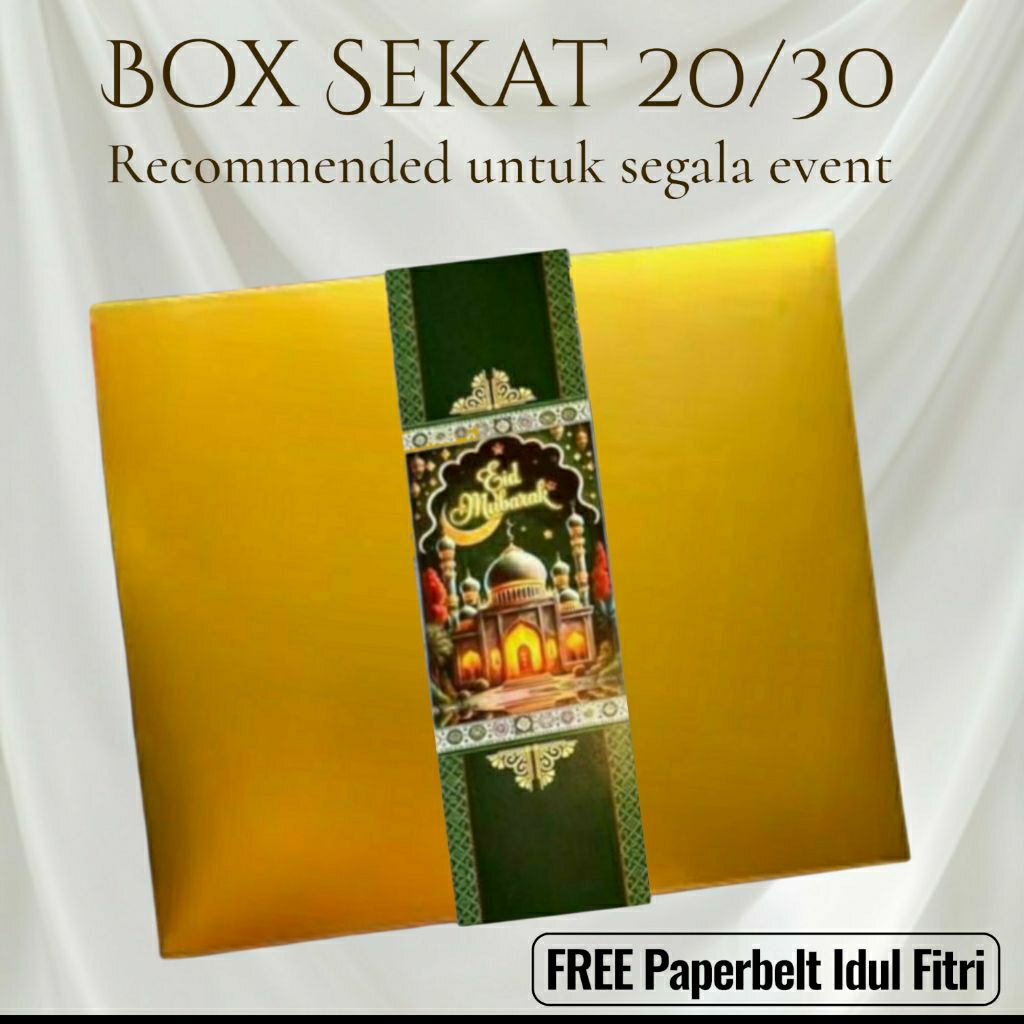 Box Sekat 20 Box Sekat 30 Polos Dus Nastar Mochi Coklat Brownies Bites