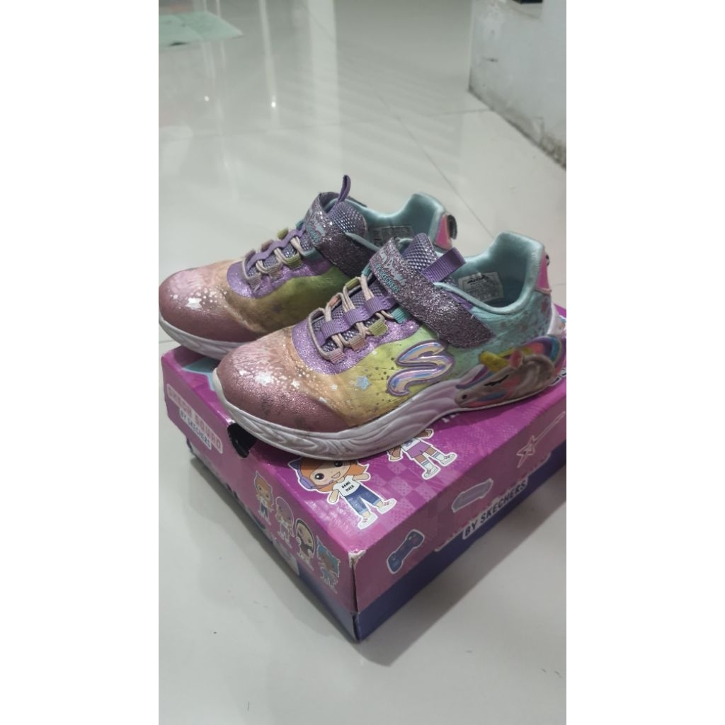 preloved sepatu skechers anak cewek sepatu anak perempuan skechers