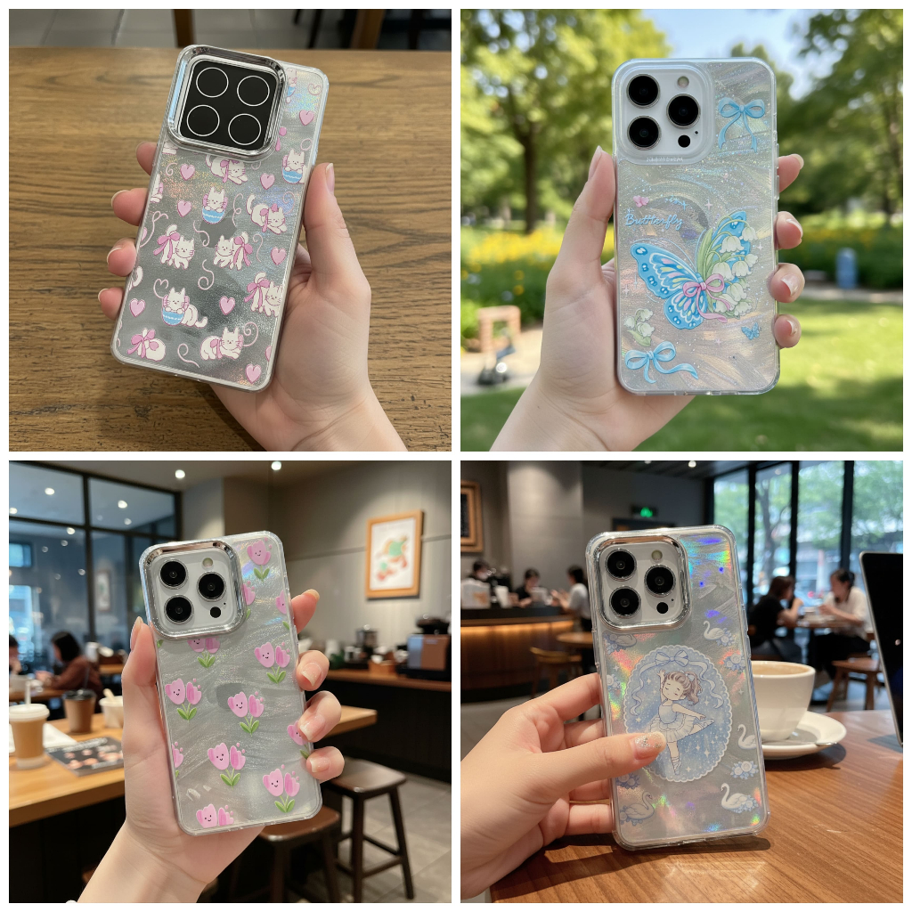 Casing Hp Hologram Case Samsung Note 10 Note 10 Lite Note 10 Pro Note 10 Plus