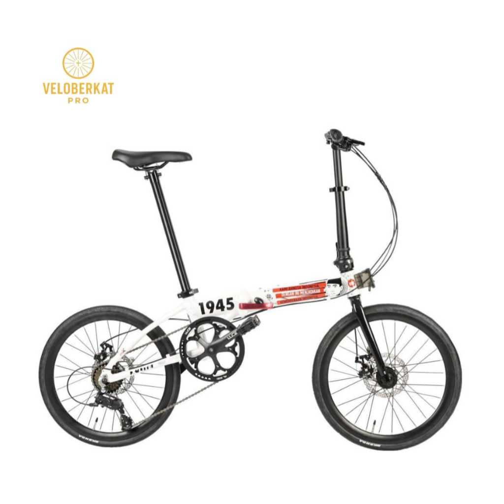 SEPEDA LIPAT ELEMENT 20 INCH FOLD X ( X-LITE ) DAMN I LOVE INDONESIA 9 SPEED,SEPEDA READY SEMUA WARN