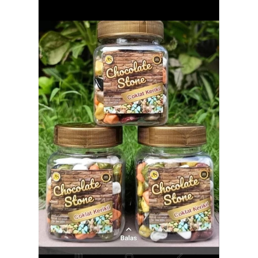 coklat krikil arab asli coklat 100gram