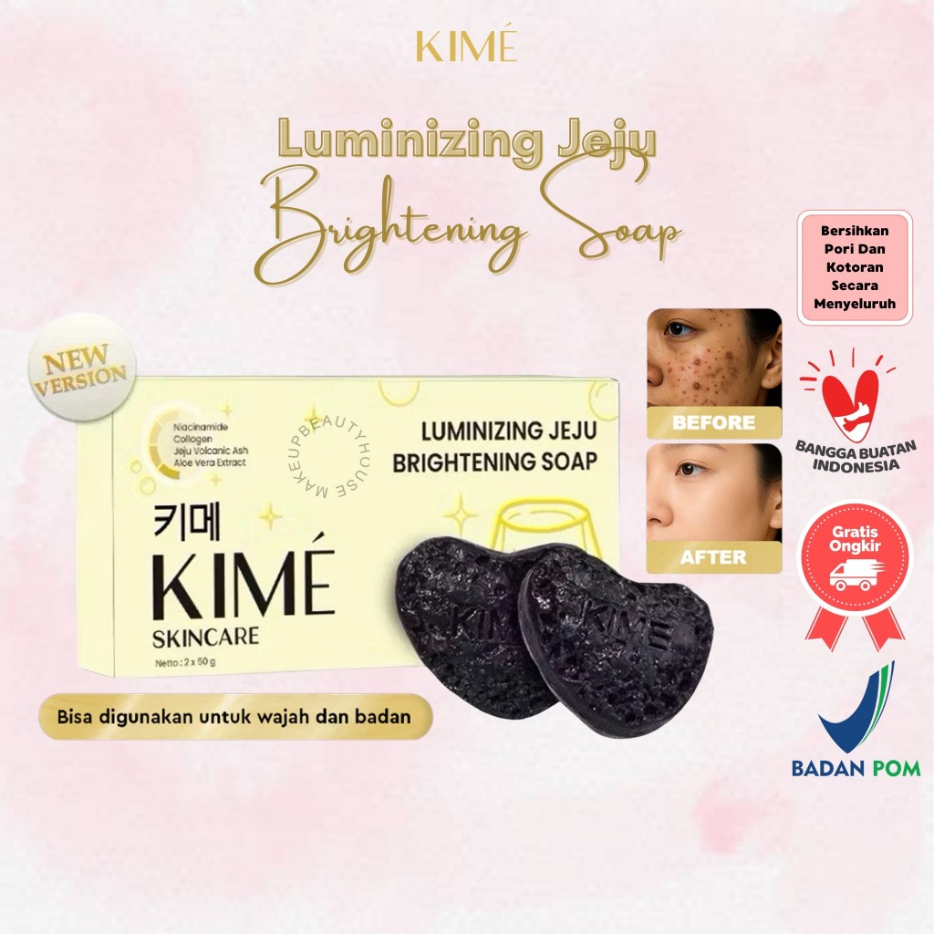 KIME Skincare - Jeju Brightening Soap | Sabun Batang