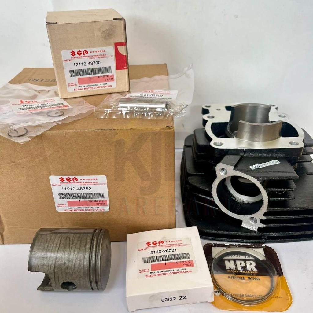 11210-48752 Cylinser Block TS125 Silinder Blok TS 125 OEM Japan Blok Seher TS125 TS 125 Original
