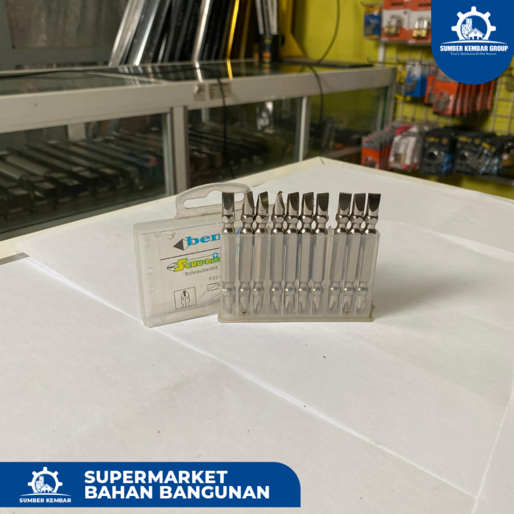 BENZ WERKZ Screw Bit Set (Mata Obeng Ketok / Angin)