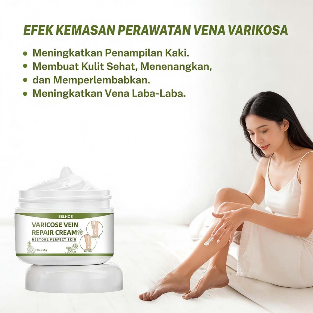 EELHOE Varicose Veins Cream Obat Varises Salep Penghilang Varises Vaskulitis Hasil Cepat /Ampuh Tanp
