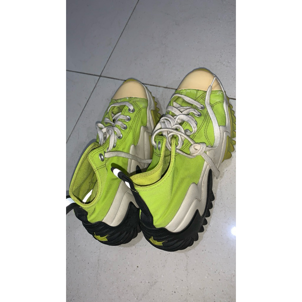 PRELOVED Converse Run Star Motion Hike Street Utility Platform Hi Lime Twist