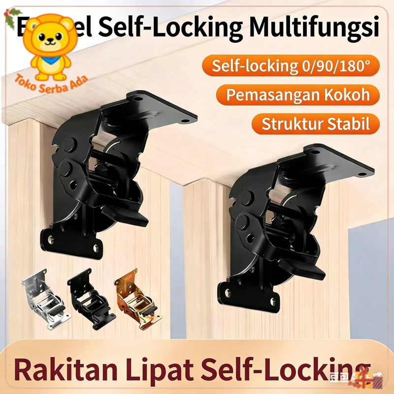 Engsel Kunci Otomatis Lipat untuk Meja Kursi & Modifikasi Karavan
