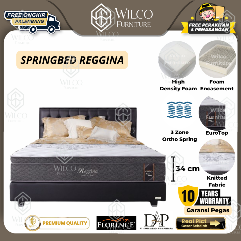 Kasur Springbed Florence Reggina / Matras Florence/ Reggina Florence - 100 x 200