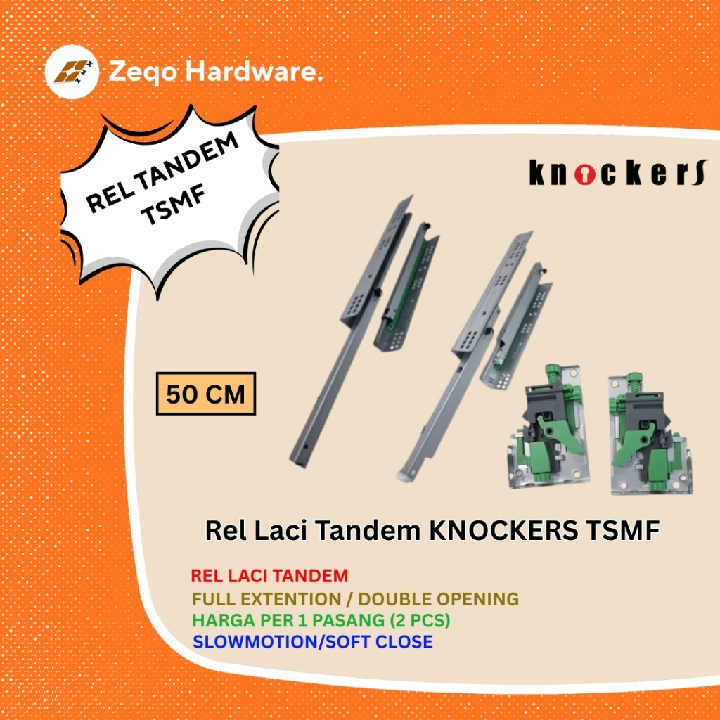 Rel Laci Tandem KNOCKERS TSMF 50 Rel Tandem Full Extension