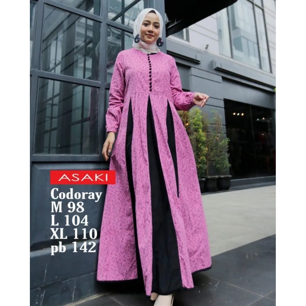 Gamis asaki original #gamis flannel #gamis linen #gamis codoray #gamis chambray