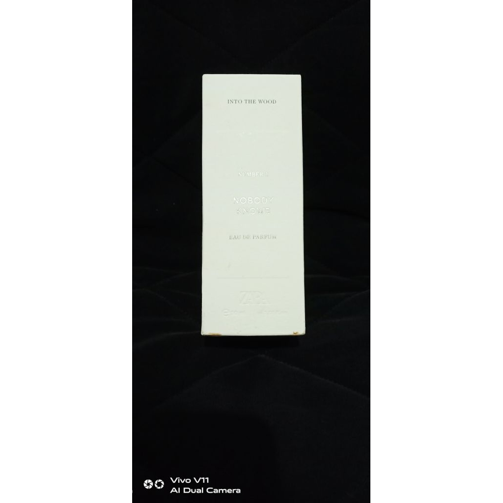 ZARA INTO THE WOOD NUMBER 1 NOBODY KNOWS EAU DE PARFUM 30ML