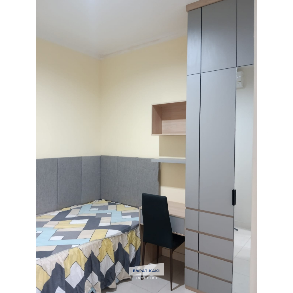 Lemari Modern Minimalis Custom Untuk Kamar Multiplek HPL