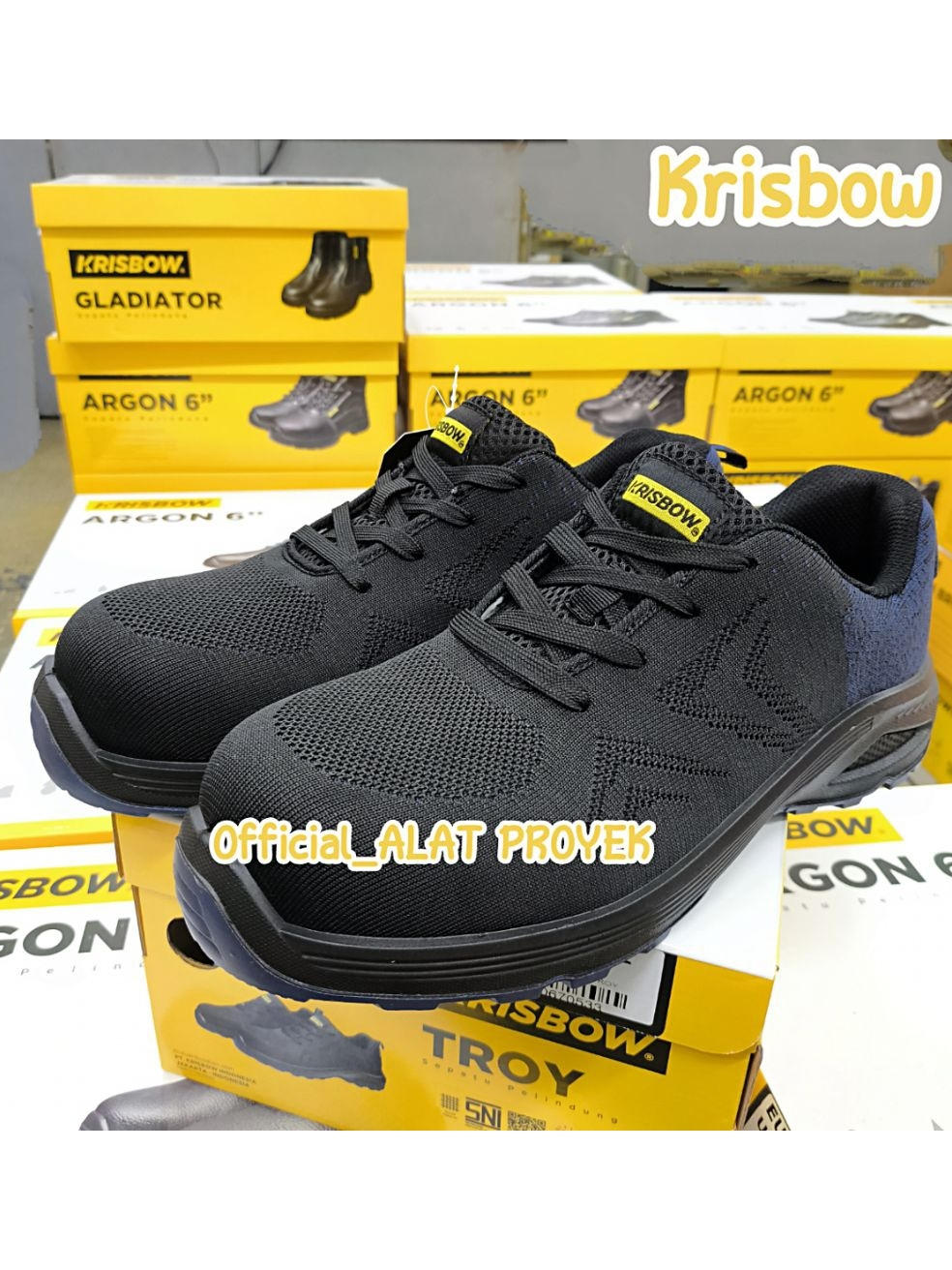 SEPATU SAFETY KRISBOW TROY 4INCH || Krisbow Sepatu Safety TROY / Safety Shoes Krisbow TROY