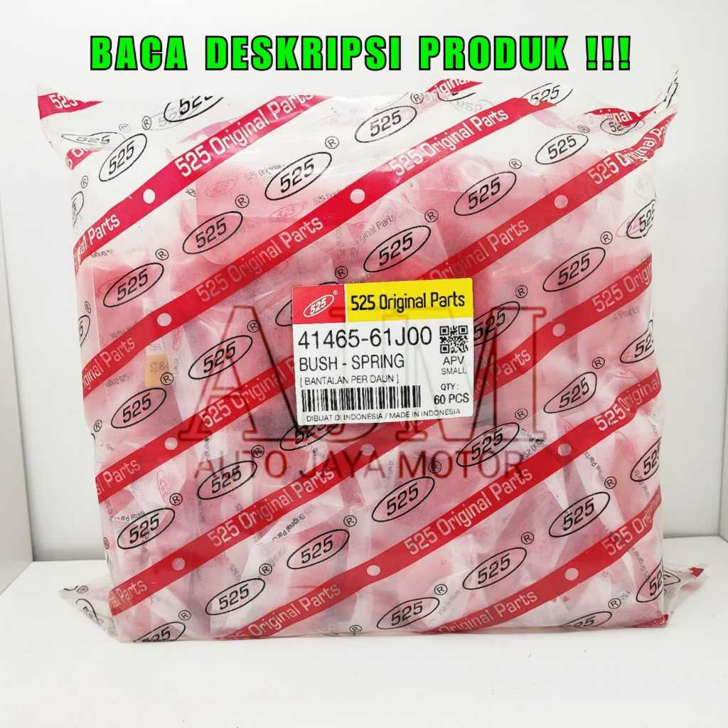 Isi 60 PCS Karet Bosh Per Bushing Anting Per Kecil APV Mega Carry / Karet Per Panjang APV Mega Carry