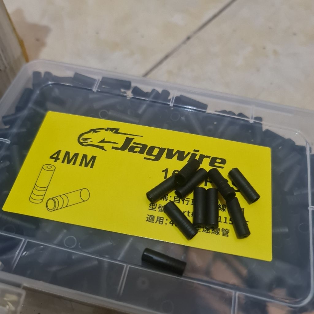 end cap ujung kabel shifter outer 4mm jagwire