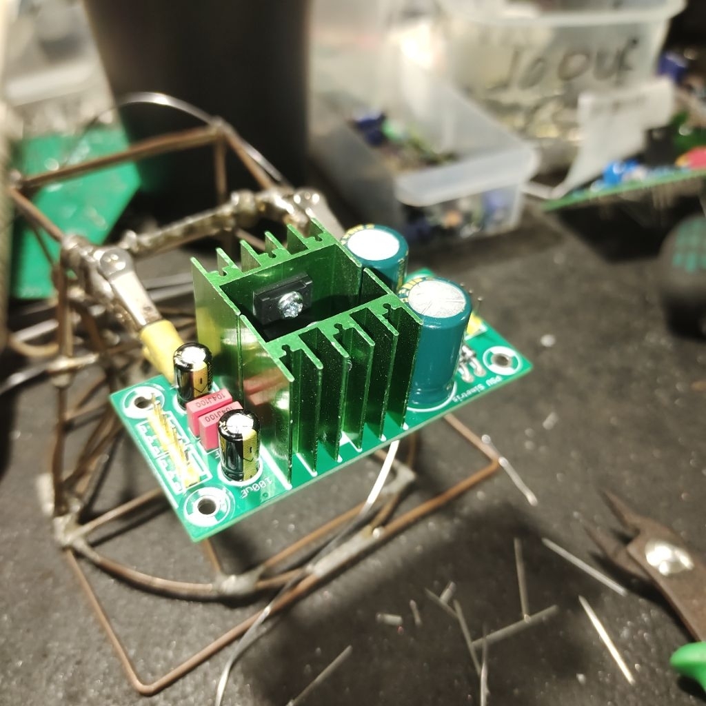 KIT PSU SIMETRIS 15VDC CT . IC KIA7815, KIA7915