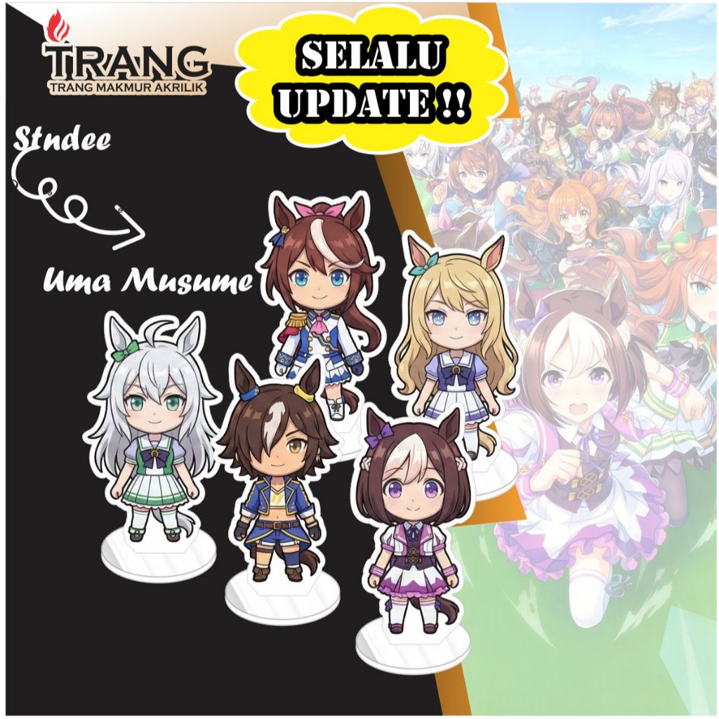 Standee Figure Akrilik Uma Musume Chibi / Standing Action figure Acrylic Uma Musume Chibi