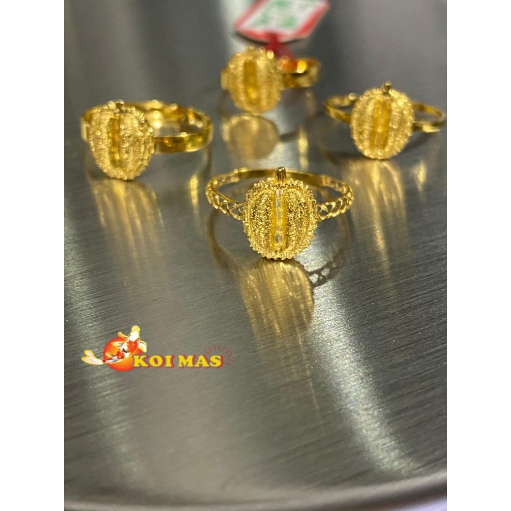 Cincin Durian Viral Emas KOI MAS
