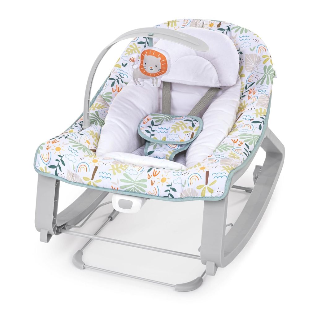 Ingenuity Keep Cozy 3-in-1 Grow with Me Vibrating Baby Bouncer Seat & Infant to Toddler Rocker