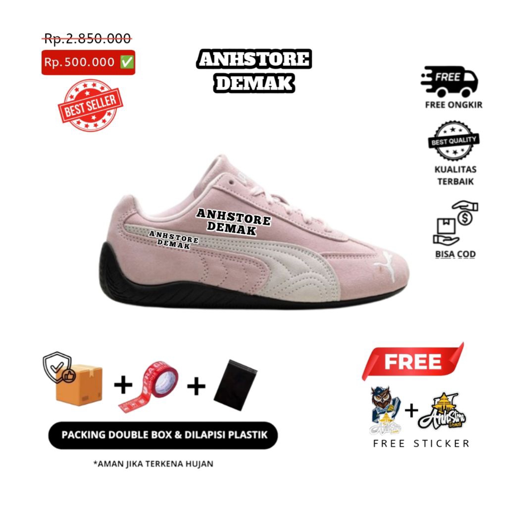 [ANH] Sneakers Handball Speedtest Pink White