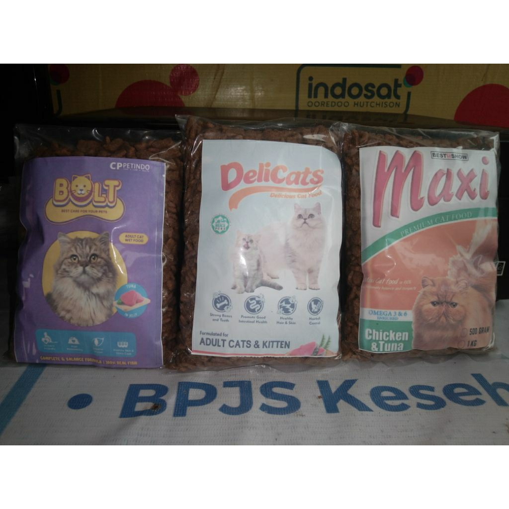 Makanan Kucing Bold Kemasan 250gram