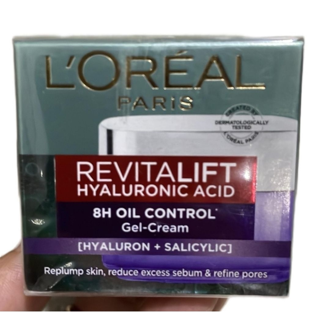 Loreal Revitalift Hyaluronic Acid 8H Oil Control Gel Cream Vitamin 15ml