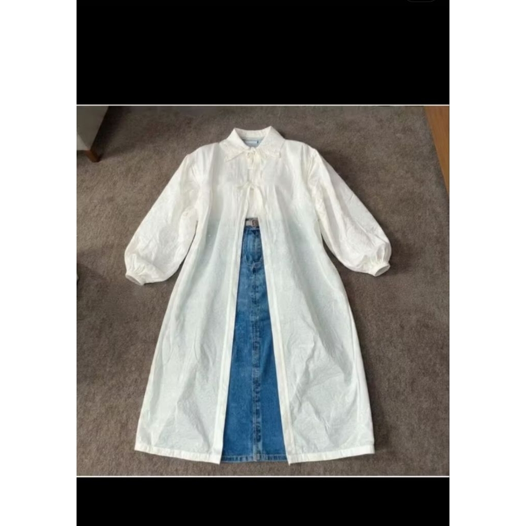 Outer cardigan polo flow atasan panjang