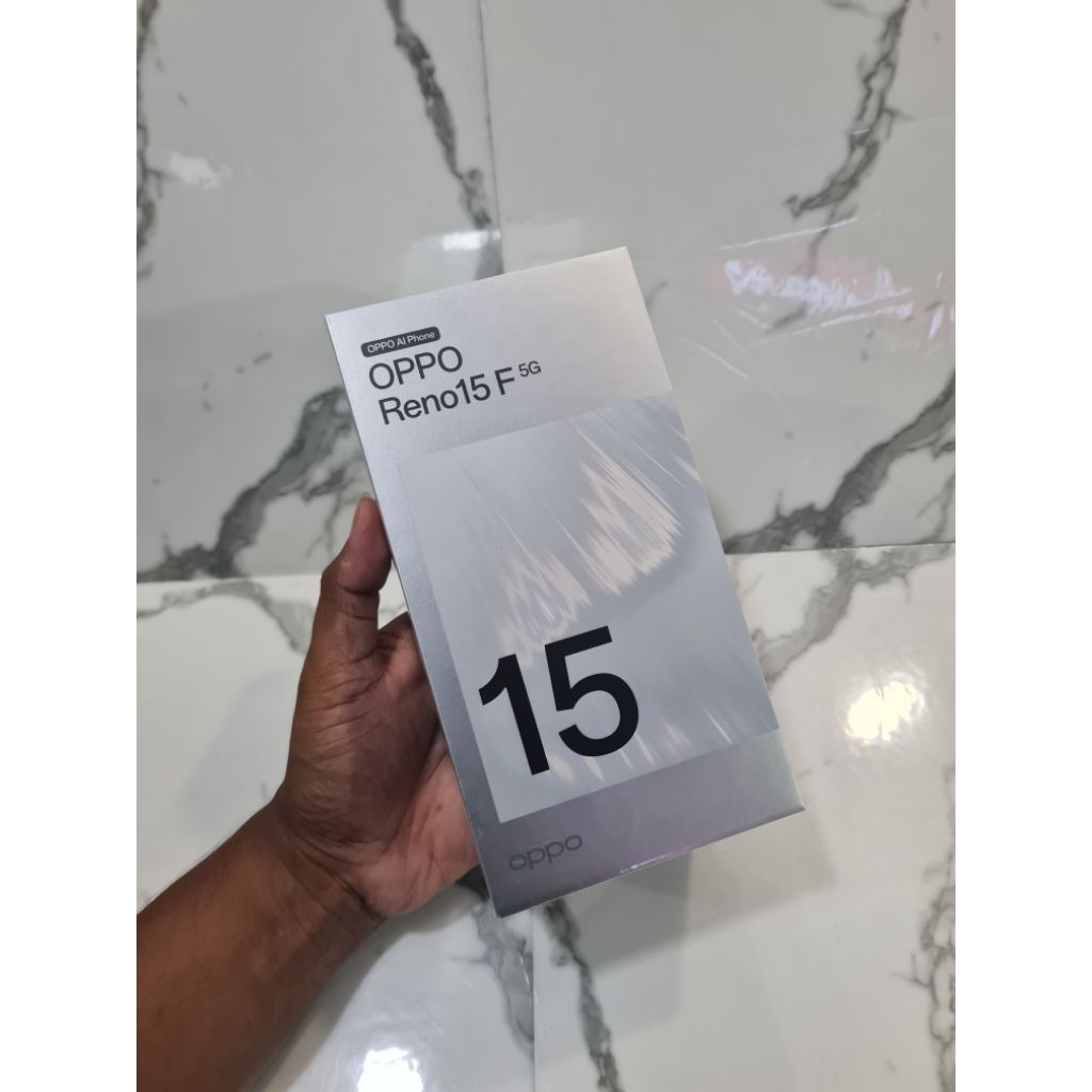 NEW | BARU | OPPO RENO 15 F 5G Ram 8 GB Rom 256 GB, Terbaru 2026, 50 MP Ultra Wide Selfi Camera, 80W