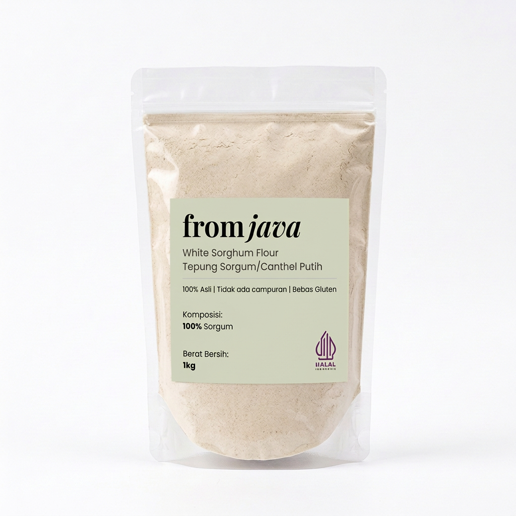 Tepung Sorgum Canthel Putih Premium 1kg - Sehat & Alami