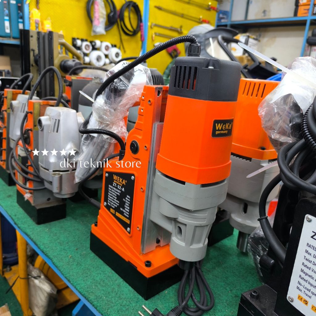Mesin Bor Magnet 32 Mm WEKA ZT-32-A Mesin Bor Duduk Magnetik Magnetic Drill