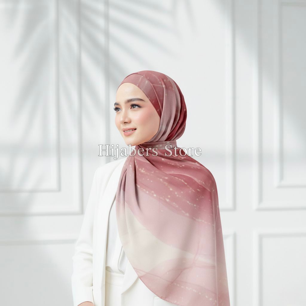 Pashmina Motif Printing Sublime / Hijab Instan Ceruty Babydoll