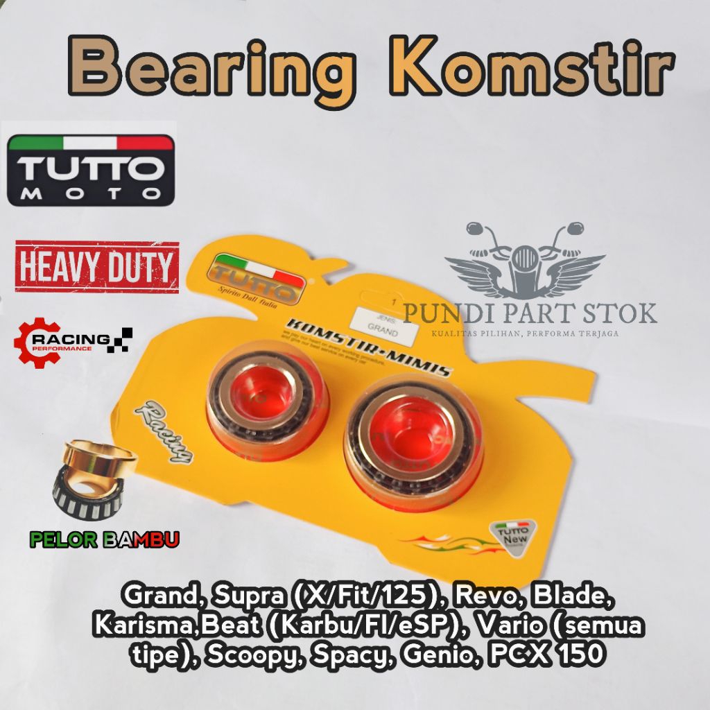 Komstir pelor Bambu Racing Vario BeAT supra awet