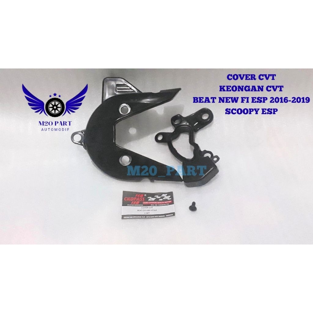 cover tutup cvt keongan cvt beat new fi esp 2016 - 2019 / scoopy esp