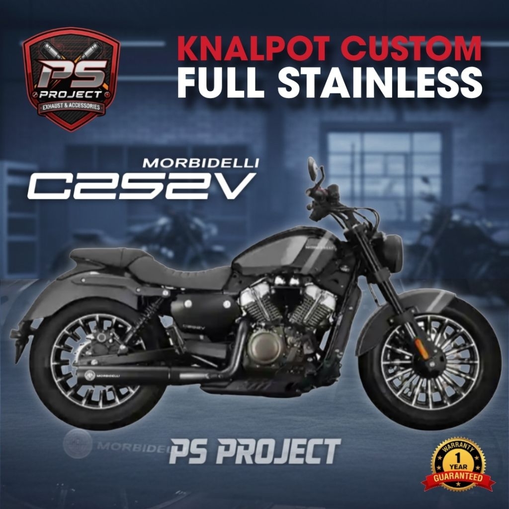 Knalpot Custom Morbidelli C252V Big Twin