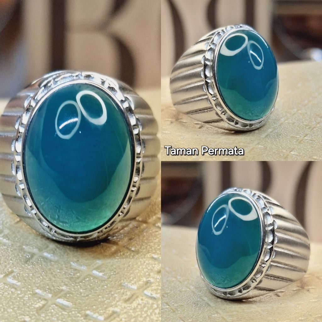 Cincin Batu Bacan Doko Tanah hitam Super Original | Taman Permata
