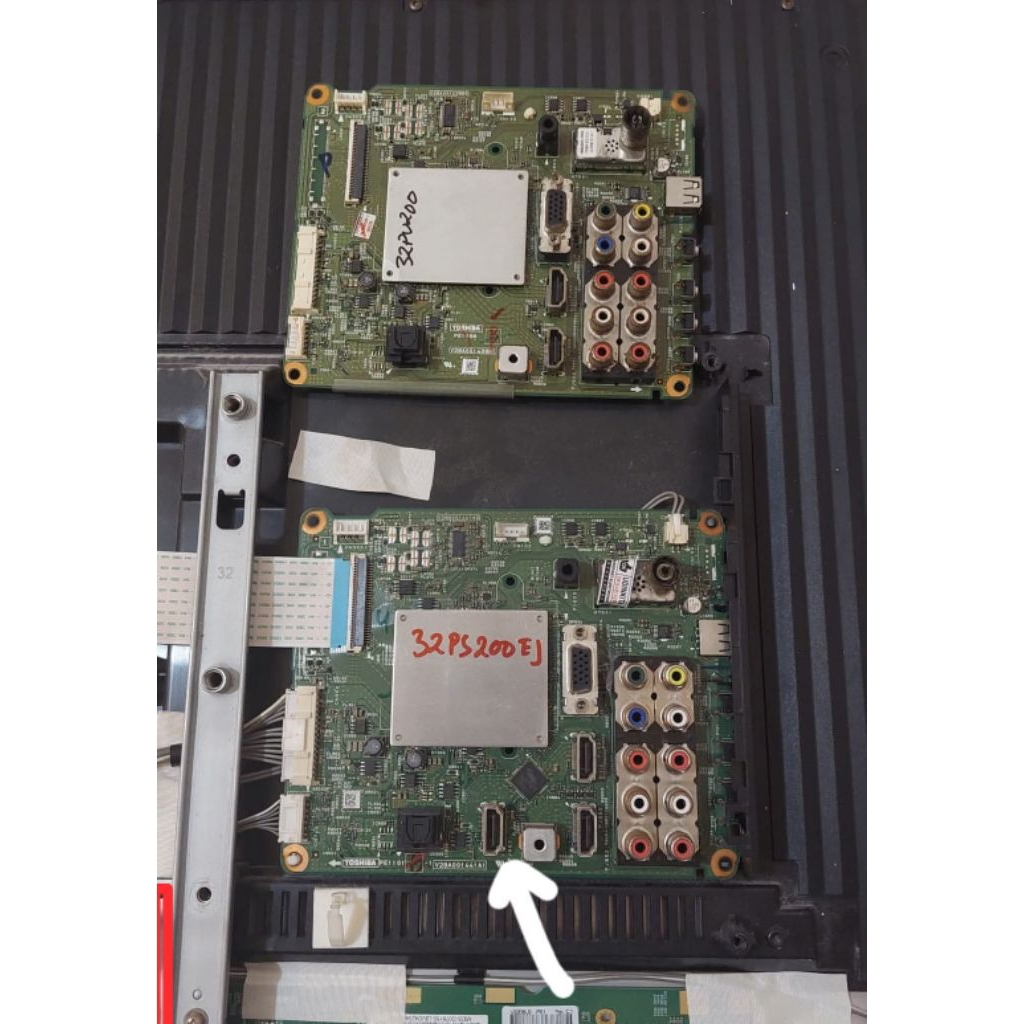 MESIN MB MAINBOR MAINBOAR MAINBOARD MODUL TV TOSHIBA 32PS200 32PS200EJ